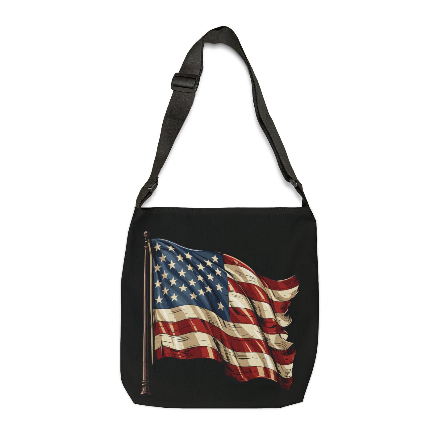 This tote bag is meticulously crafted using 100 percent polyester, ensuring durability and longevity. The adjustable strap allows you to customize the length to your preference, making it comfortable to carry no matter your height or style.