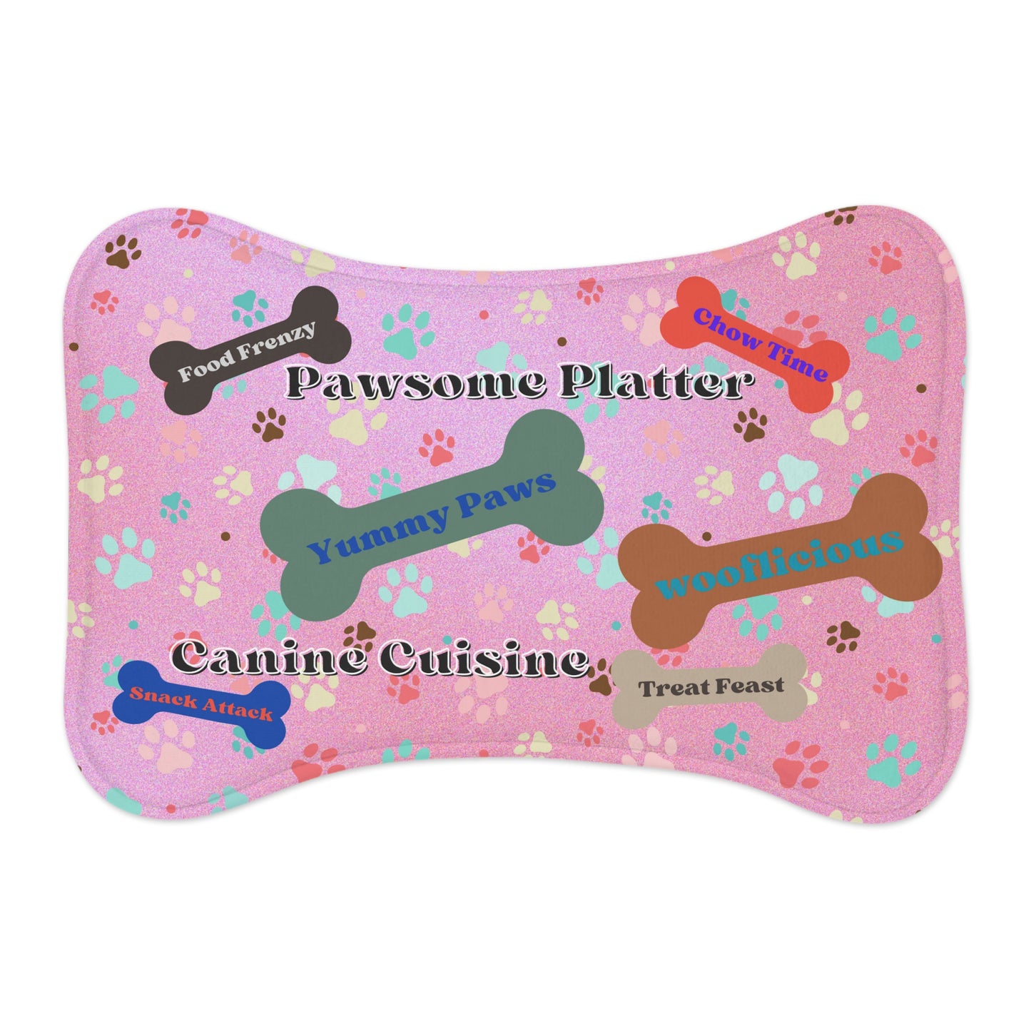 As a bonus, we are offering free delivery for our customers within the United States. So you can enjoy the convenience of having this delightful placemat delivered right to your doorstep. Give your furry friend the comfort and style they deserve with our dog placemat from Care and Wishes Boutique.