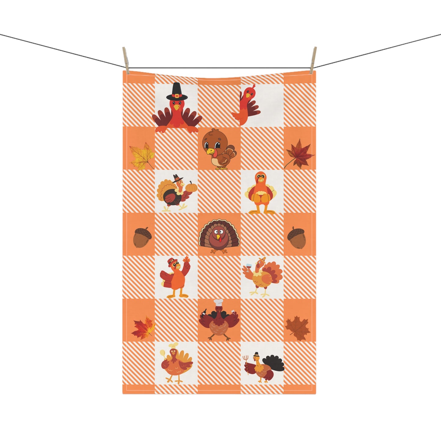 Tea Dish Towel, Kitchen Towel, Festive Towel, Holiday Towel, Housewarming Gift, Hand Towel, Bridal Shower Gift, Fall Decor, Tea Towel, Gift