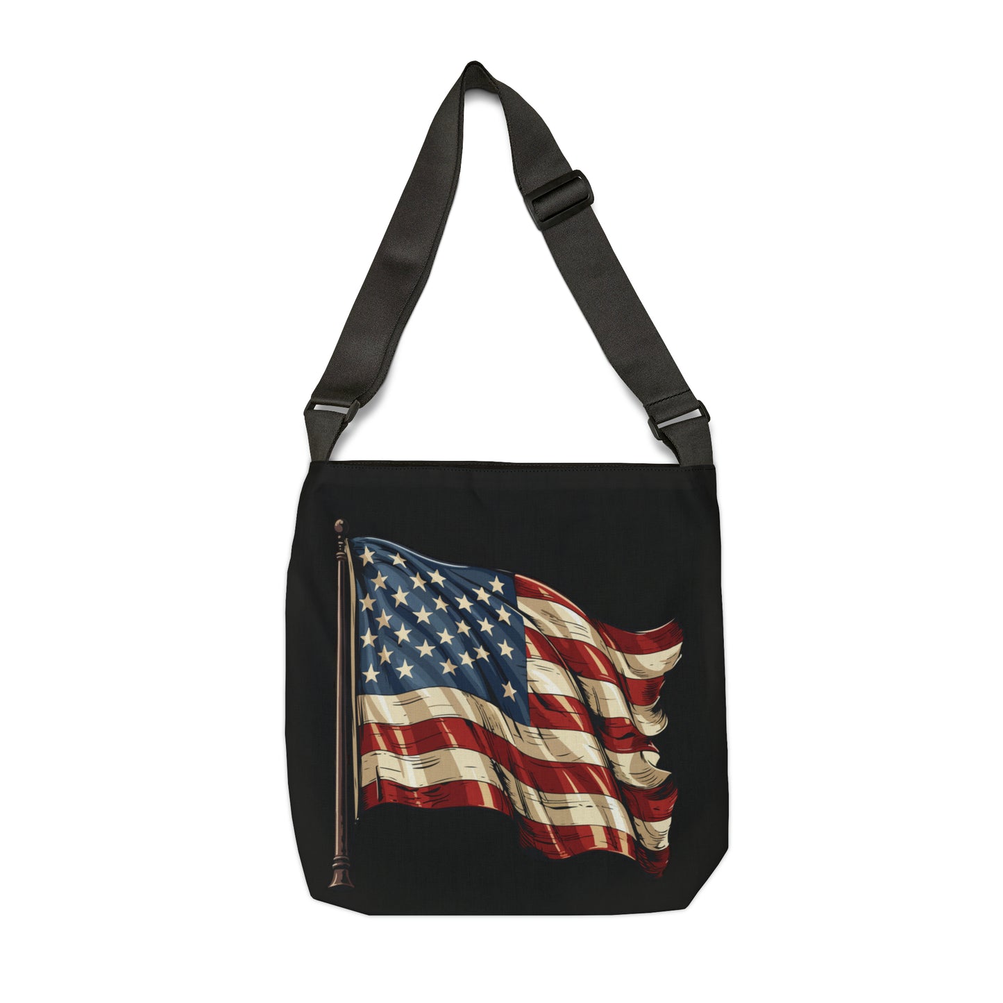 We offer this tote bag in two sizes: 16 inches by 16 inches and 18 inches by 18 inches. This range allows you to choose the size that best suits your needs, whether you require a compact everyday bag or a larger tote for carrying more items.