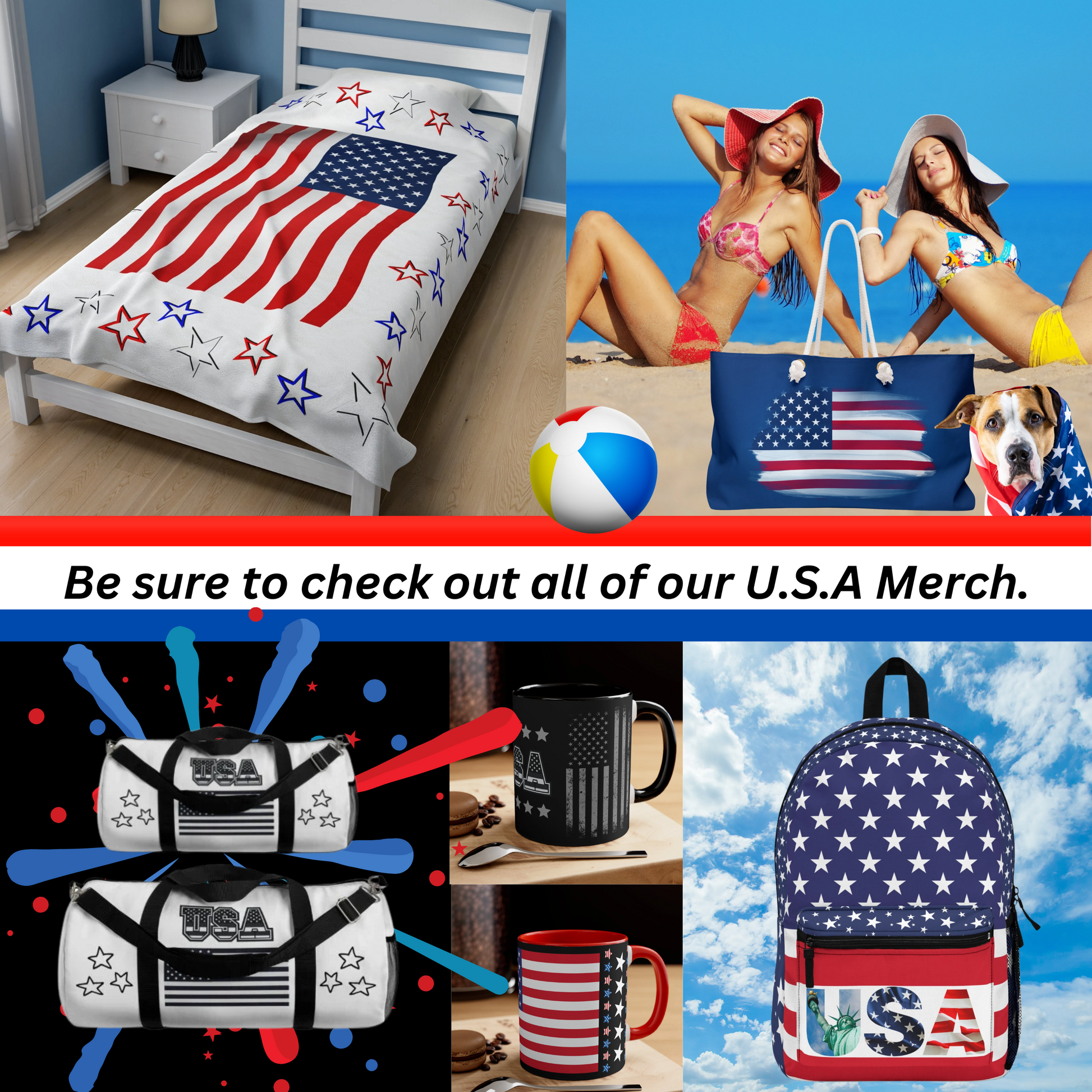 Be sure to check out all of our USA Merch.!