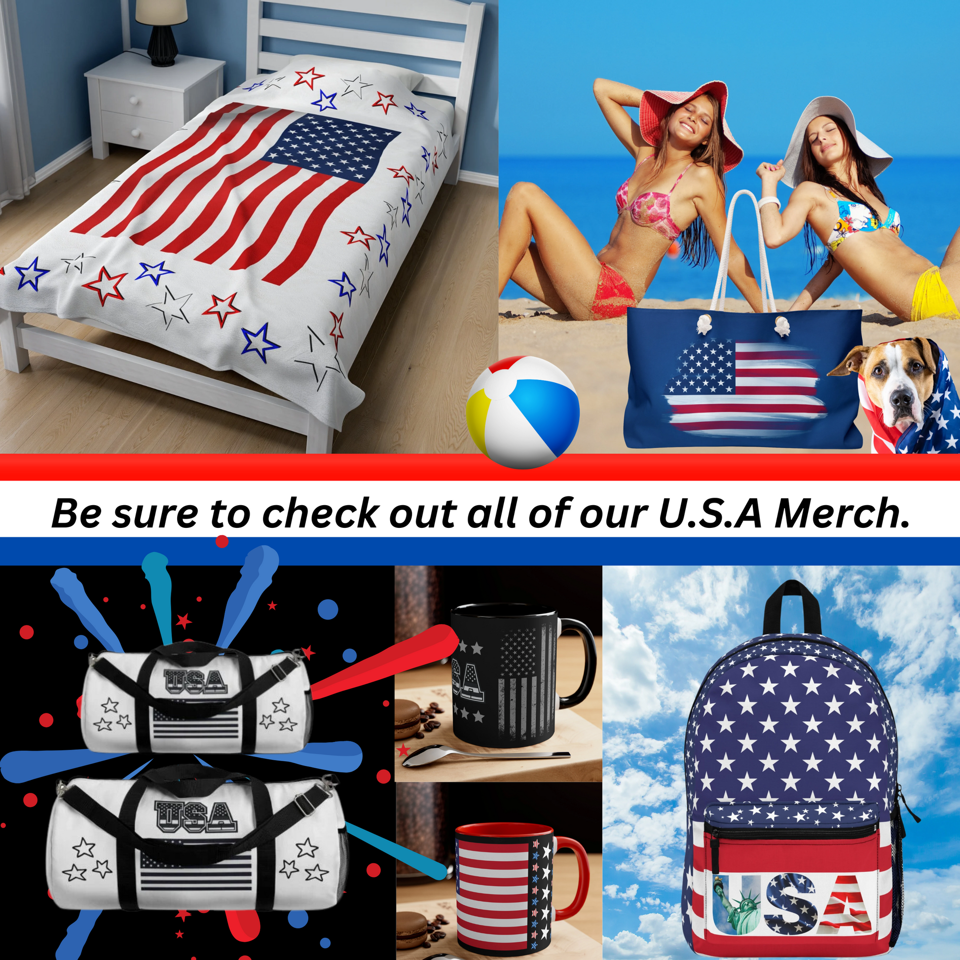 Be sure to check out all of our USA Merch