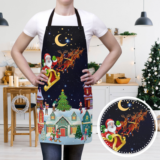 Introducing our stylish and durable apron designed by Care and Wishes Boutique! This apron is crafted with the utmost care using 100% lightweight polyester fabric, ensuring both comfort and longevity.