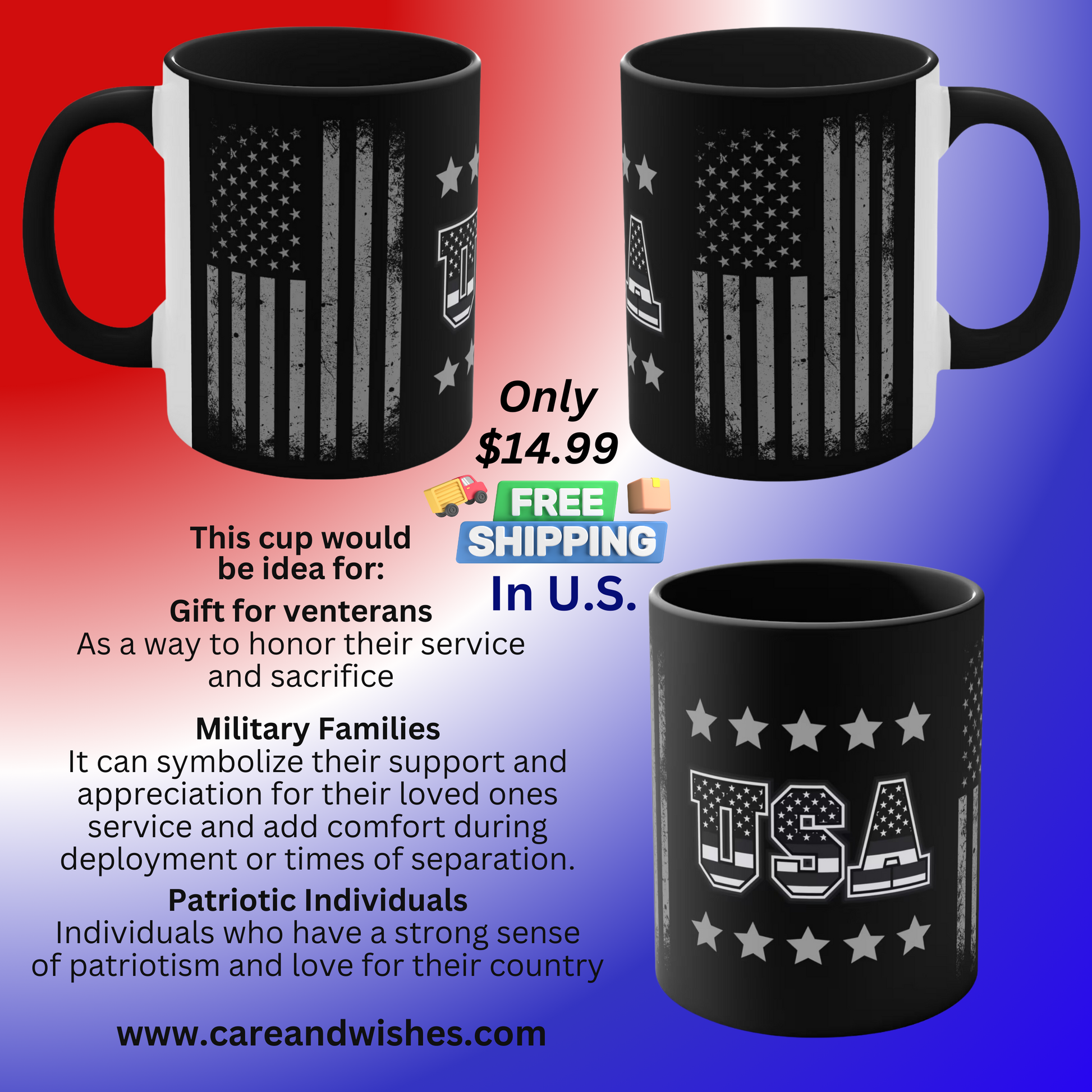  It's not just a cup, it's a symbol of unity and love for your country. Order yours today and let your patriotism shine through every sip. .