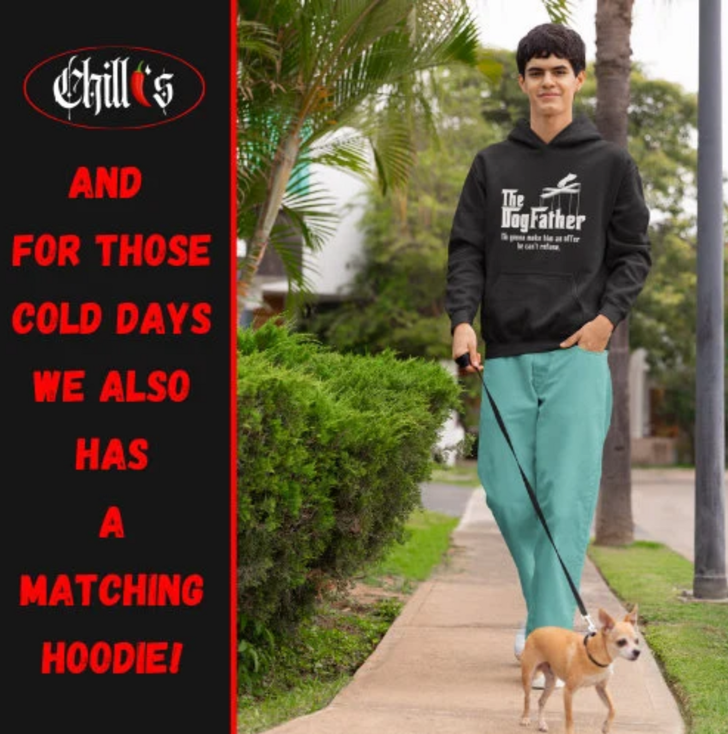 For those cold days we have a matching Hoodie!