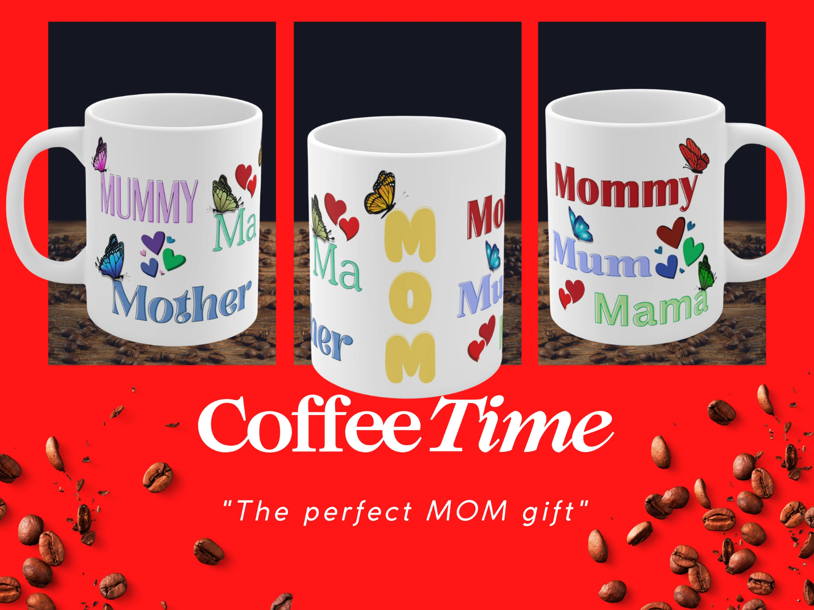 Introducing the Moms Love Coffee Cup, exclusively designed by Care and Wishes Boutique.