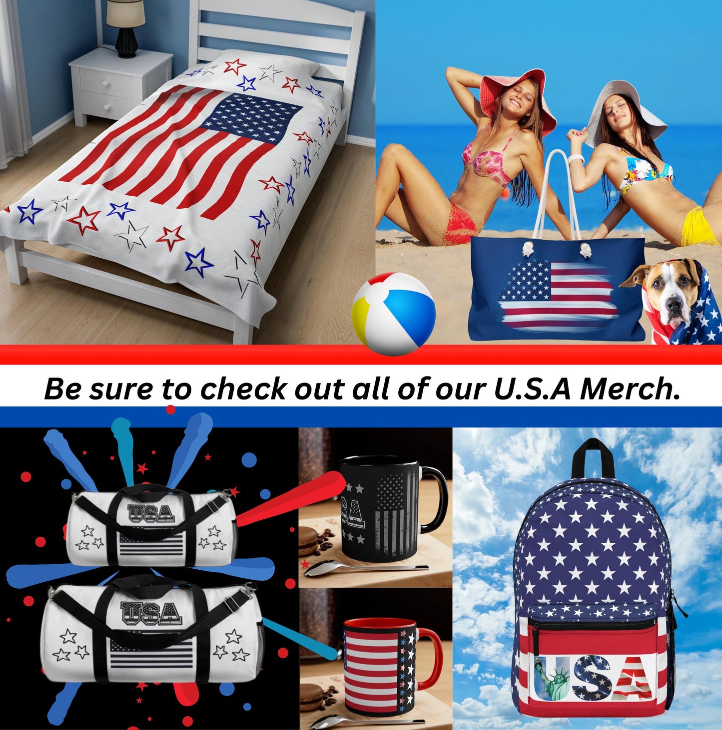 Be sure to check out all of our USA Merch.