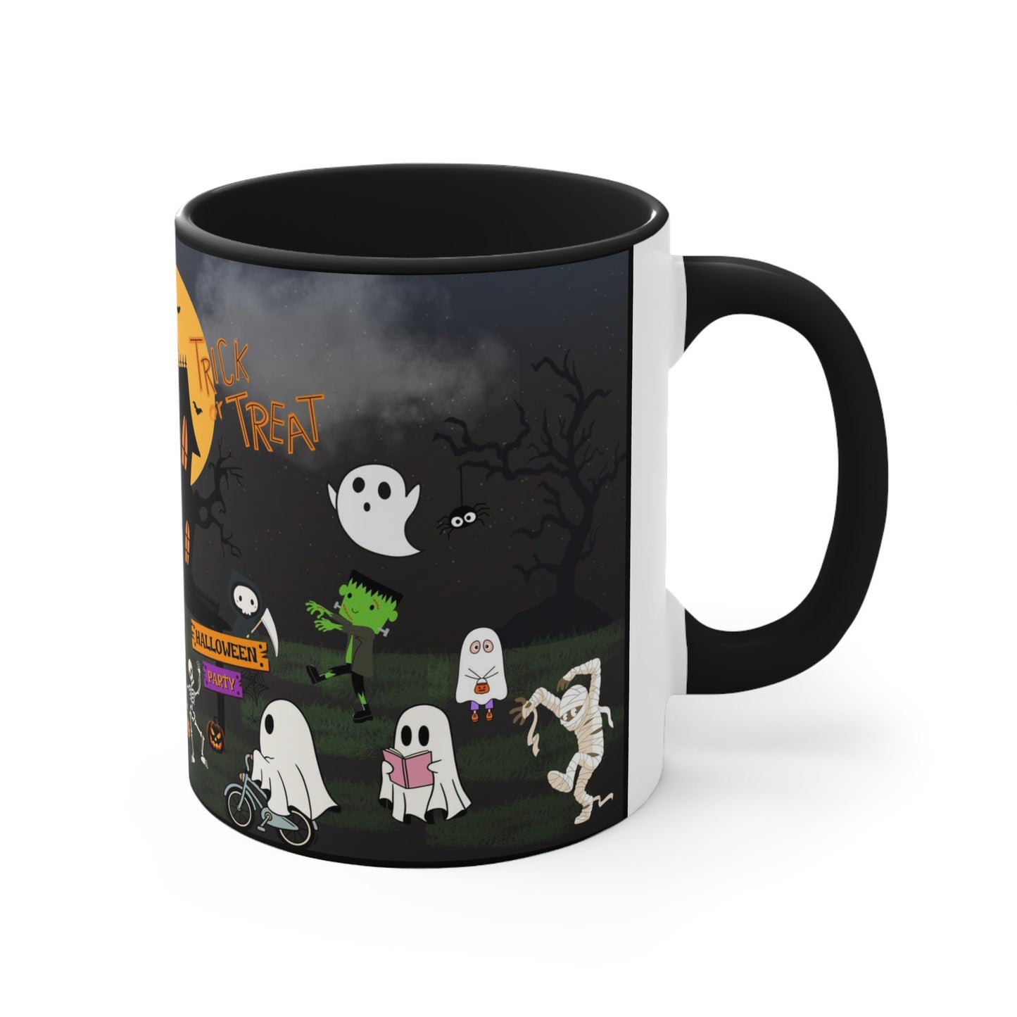 Whether you're sipping your morning coffee or indulging in a hot beverage on a chilly evening, this mug will bring a dash of Halloween magic to your day.  