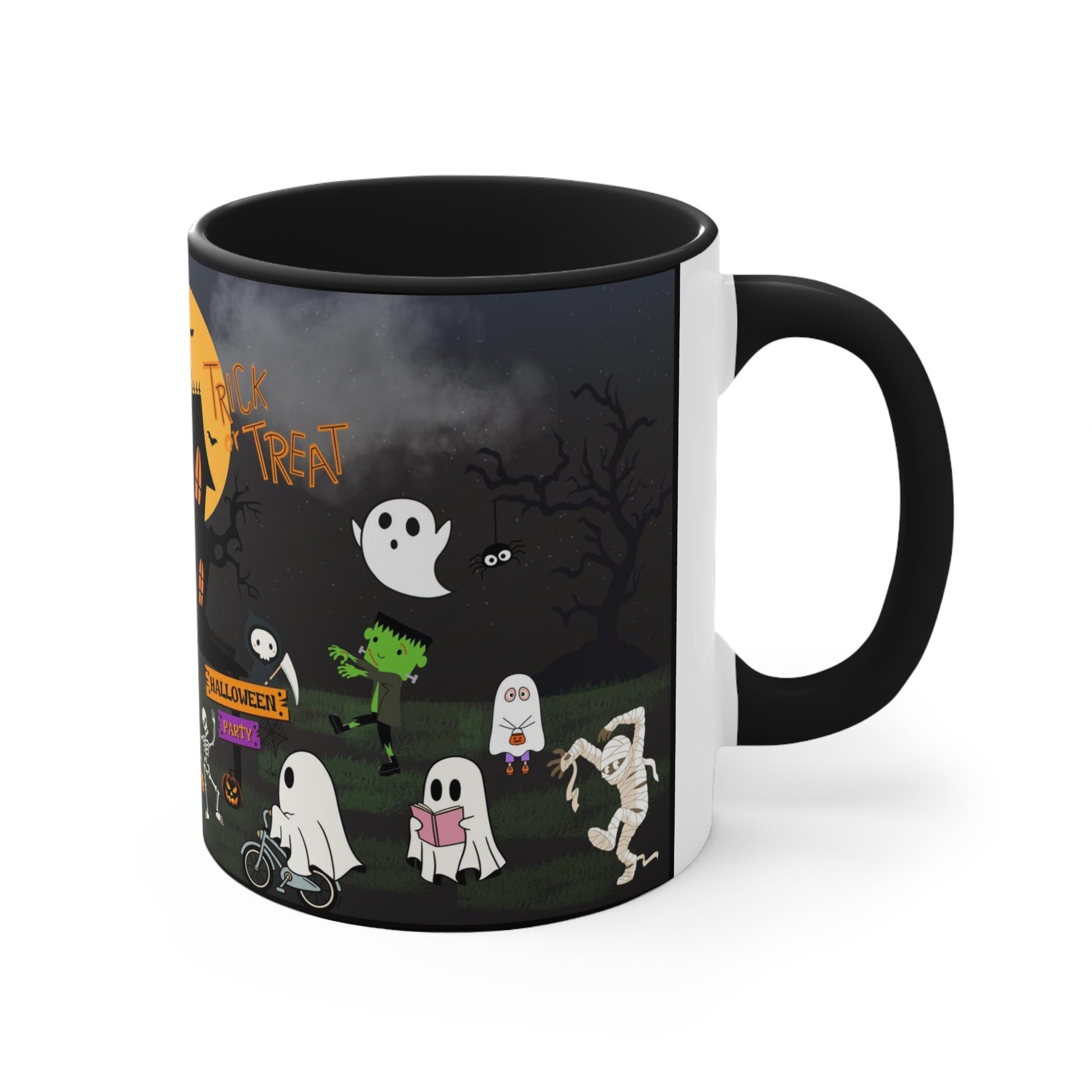 Whether you're sipping your morning coffee or indulging in a hot beverage on a chilly evening, this mug will bring a dash of Halloween magic to your day.  