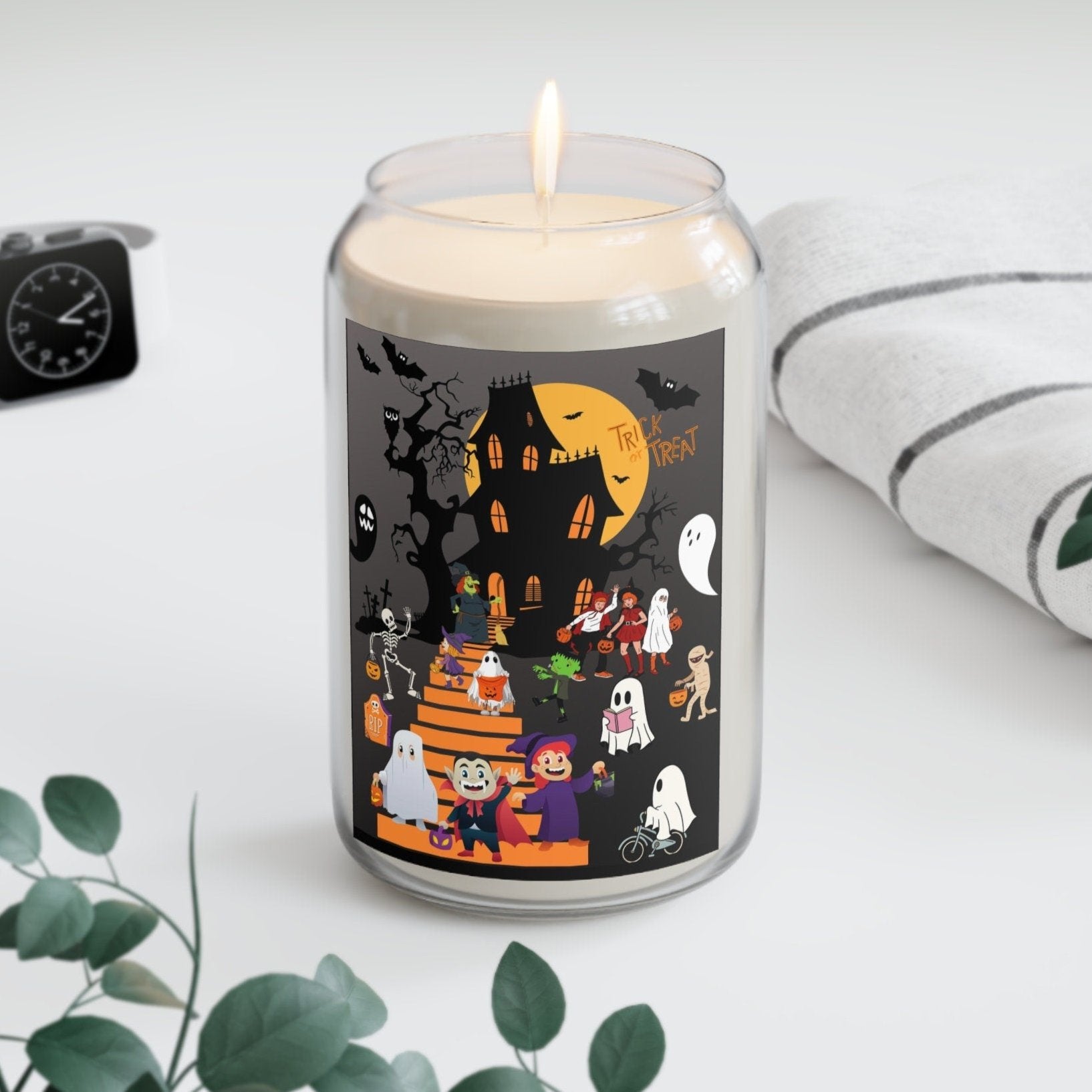 Indulge in the magic of the season with our Haunted Spooky House Candle, and let your imagination run wild as you embark on a journey into the world of ghosts, costumes, and enchantment.