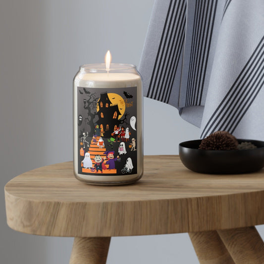 Introducing our latest creation from Care and Wishes Boutique, the Haunted Spooky House Candle! Crafted with utmost care and attention to detail, this candle is perfect for those seeking a spooky and enchanting ambiance.