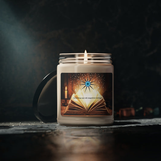 Introducing the "Eye of Serenity" Sea Salt &amp; Orchid Candle - a mystical blend of enchantment and tranquility.